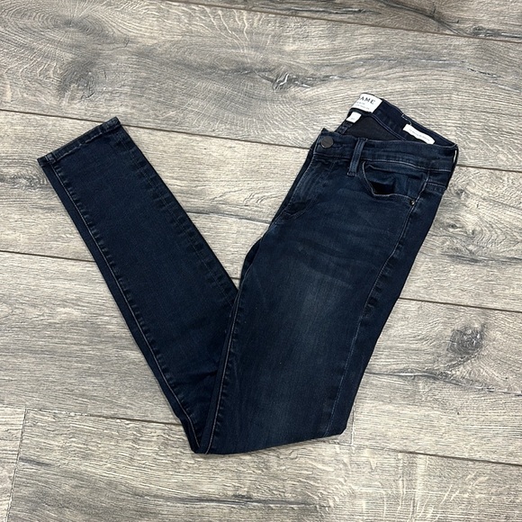 • Frame Denim • Women’s Le Skinny De Jeanne Skinny Leg Manor Avenue Blue 27 - Picture 3 of 5